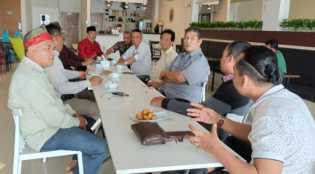 Diskusi Awal Tahun, LAMR Inhu dan APINDO Bahas Pembangunan Jalan Elak di Peranap