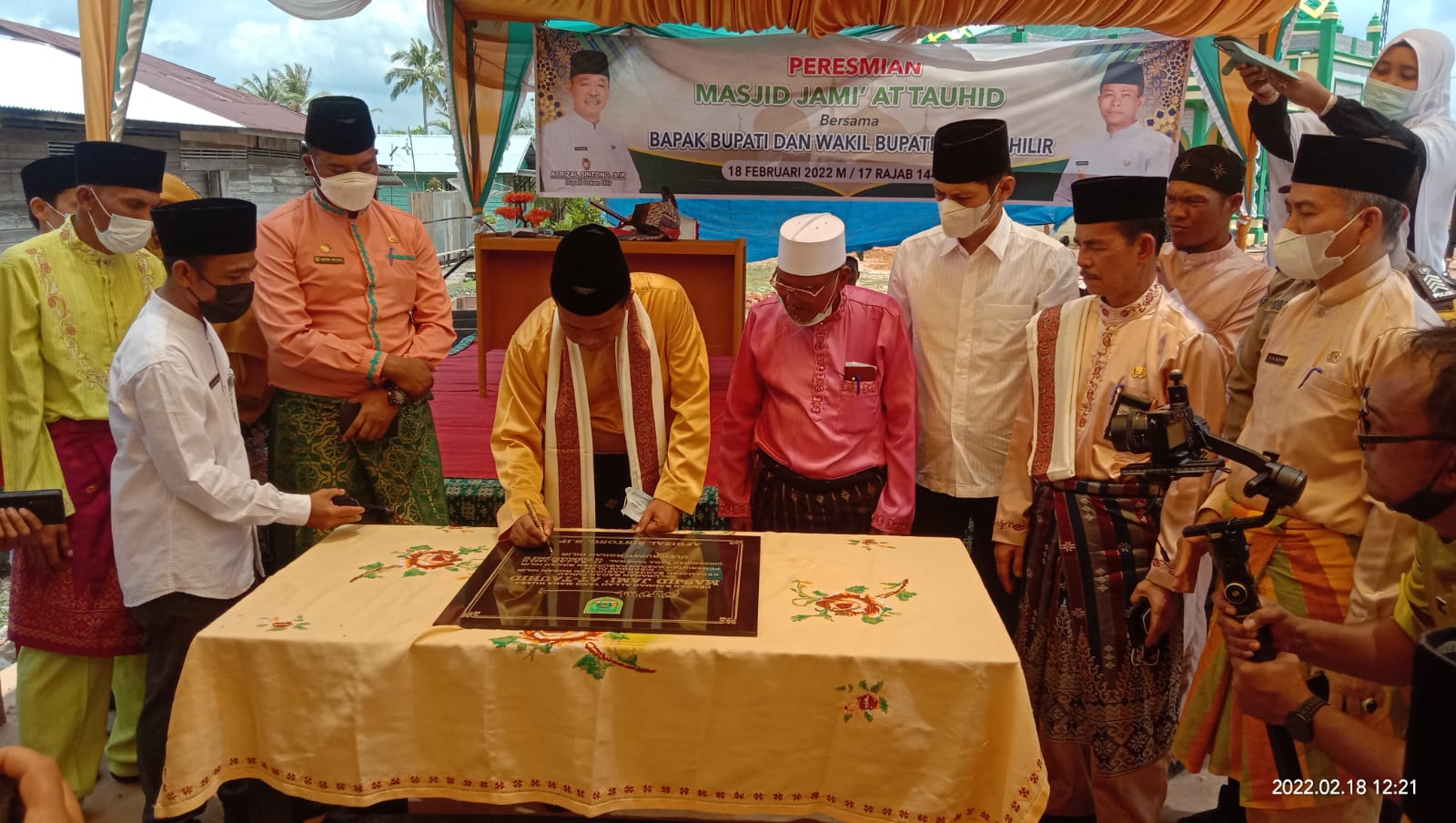Wabup Rohil Resmikan Masjid Jami At-Tauhid Bagan Punak, Akan Dilengkapi TPQ