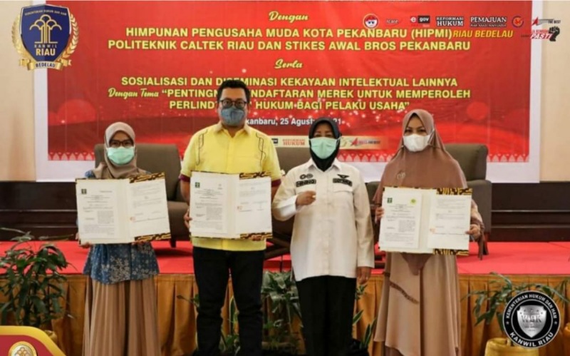 Kemenkum HAM Riau Dorong Pelaku Usaha Daftarkan HAKI