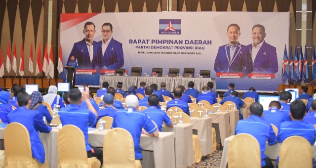 Rapimda Demokrat Riau Siapkan Kemenangan AHY di 2024