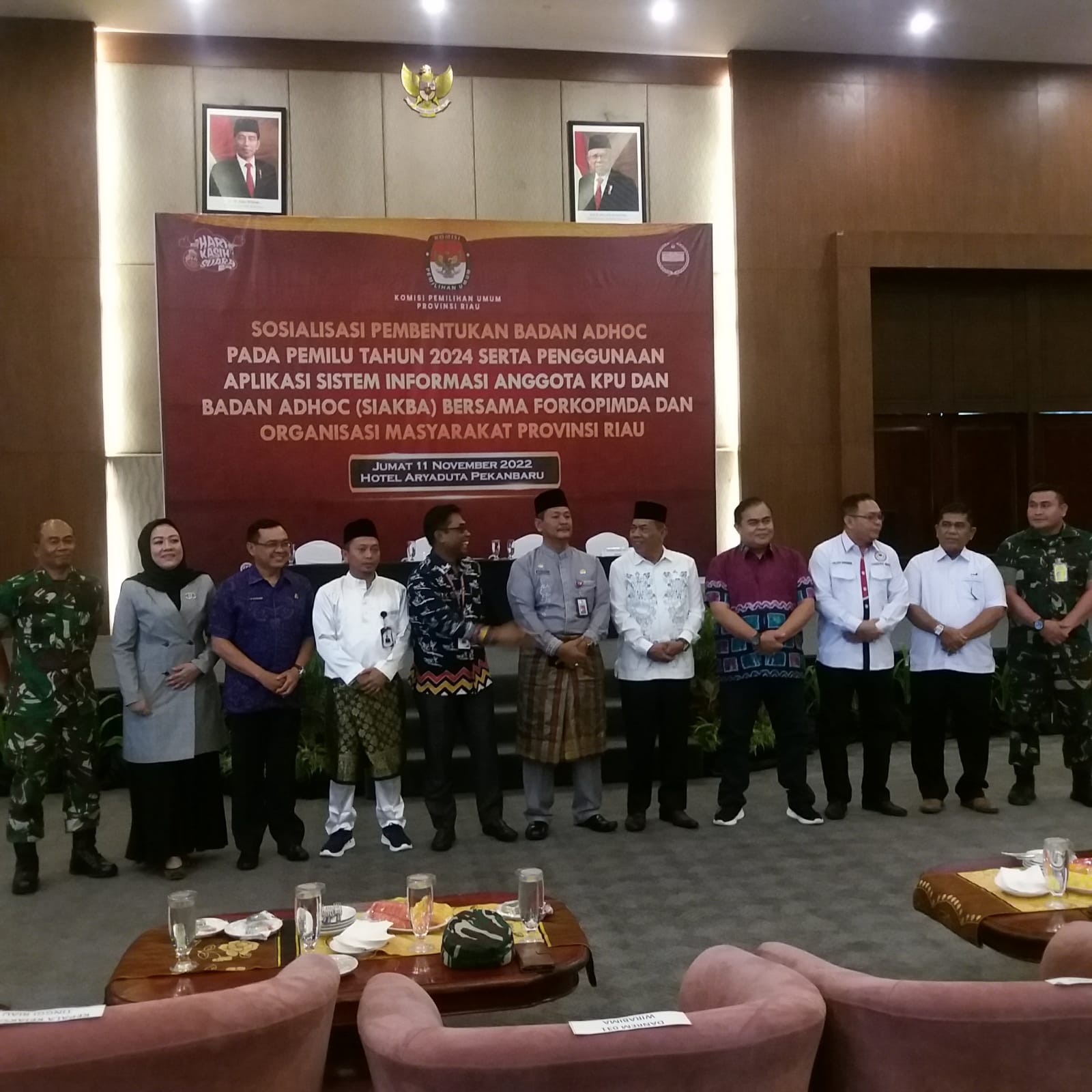 Dihadiri Ketua Komisi I DPRD Riau, KPU Resmi lounching Aplikasi Badan Adhoc, Kuota untuk Riau 208.85