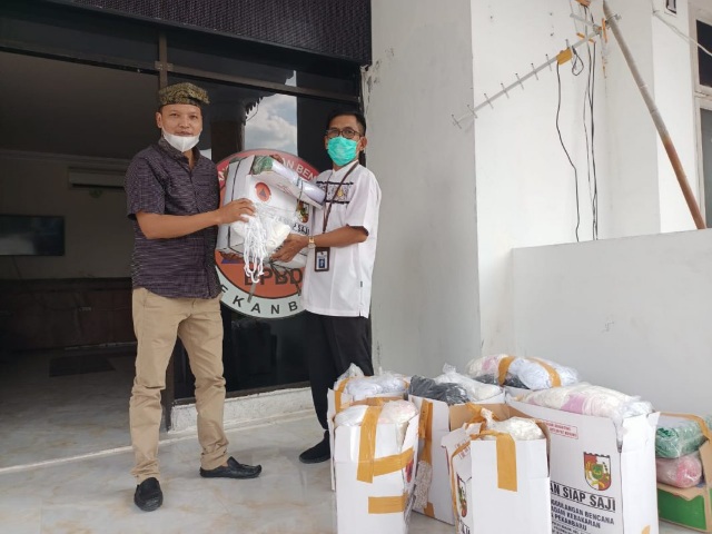 BPBD Pekanbaru dan Forum Pemred Riau akan Bagikan 5000 Masker Gratis