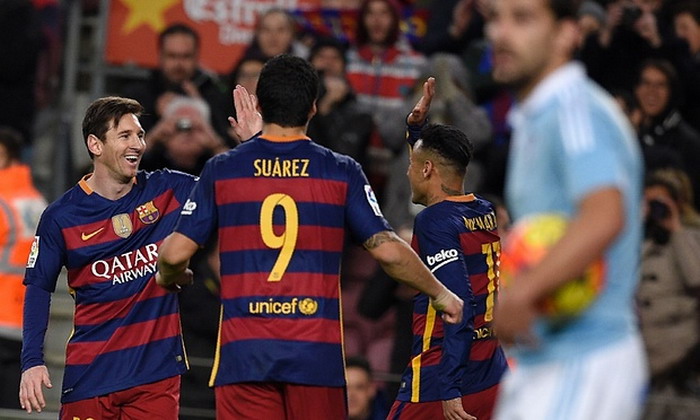 Messi dan Suarez Kesetanan, Barca Cukur Habis Celta