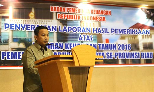 Ketua DPRD Inhil Harapkan Tahun Depan Pemkab Inhil Mampu Raih  WTP Lagi