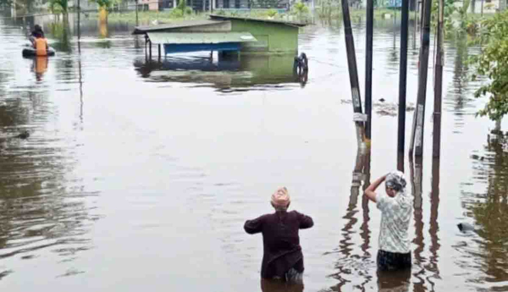 Anak-anak Korban Banjir di Pekanbaru Mulai Mengalami Gangguan Kesehatan