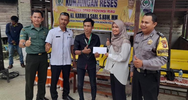 Serap Aspirasi, Anggota DPRD Riau Hj Karmila Sari Reses Di Kelurahan Bagan Punak