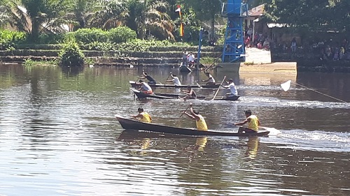 Kampung Sungai Selodang Gelar Pacu Sampan