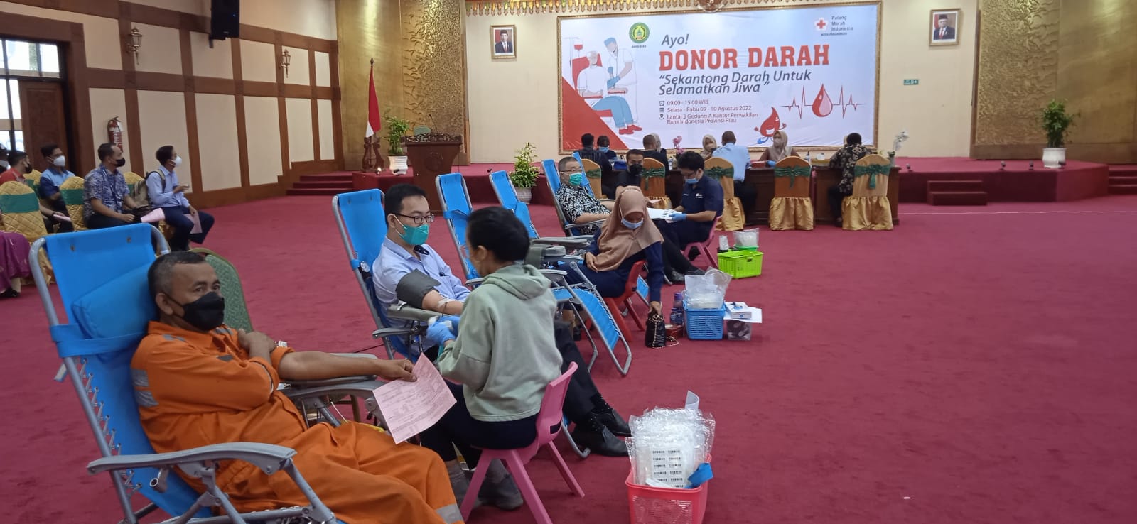 Targetkan 300 Kantong, BMPD Riau dan PMI Pekanbaru Adakan Donor Darah