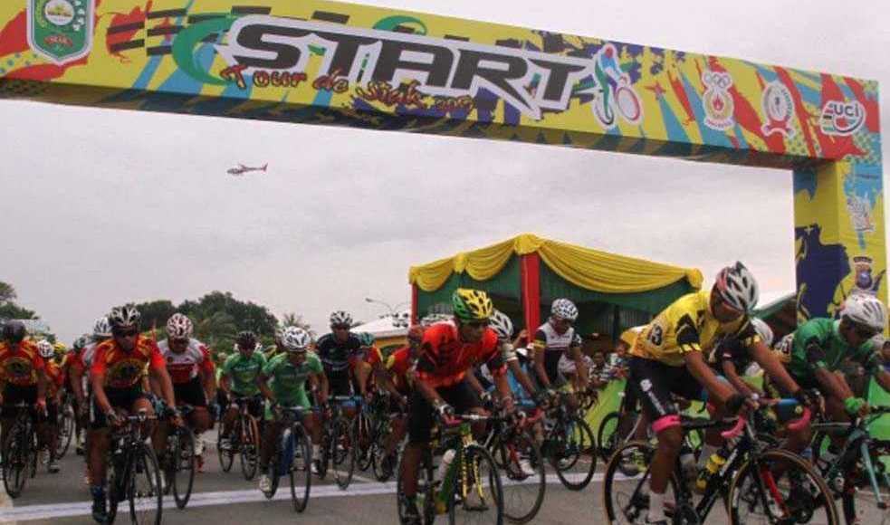 Pembalap Sepeda Tour de Siak Etape ke- II Dilepas