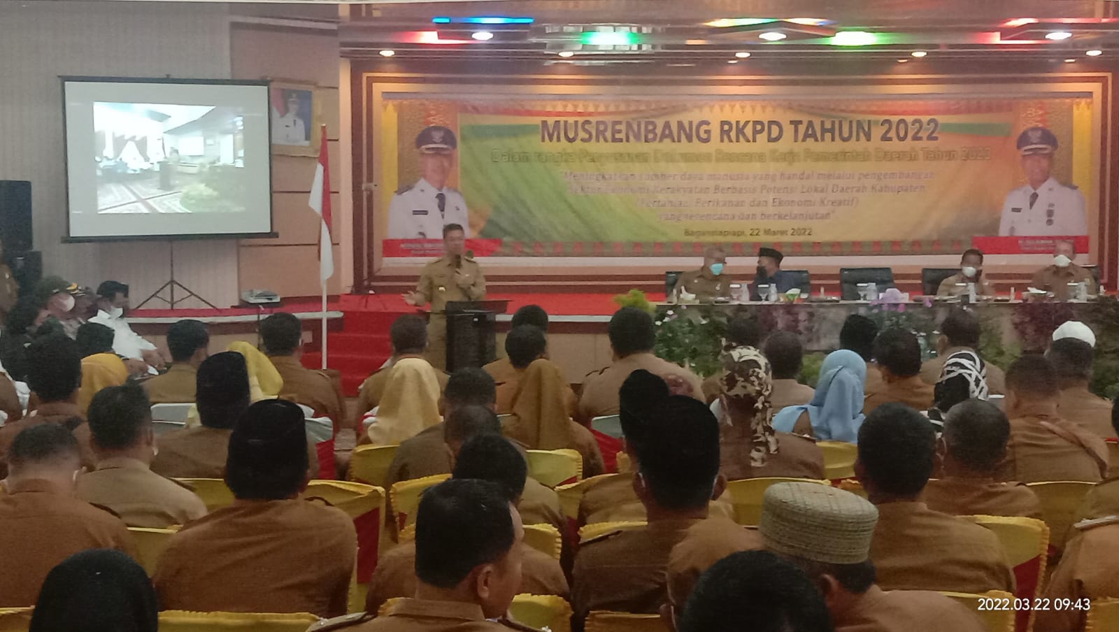 Buka Musrenbang RKPD 2023, Bupati Rohil Sampaikan Besarnya Belanja Pegawai
