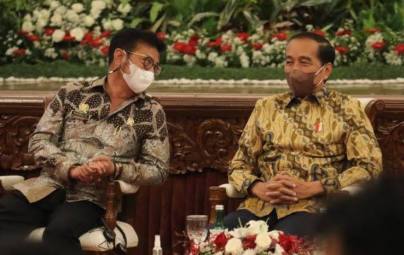 Jokowi Dijadwalkan Bertemu Syahrul Yasin Limpo Malam Ini