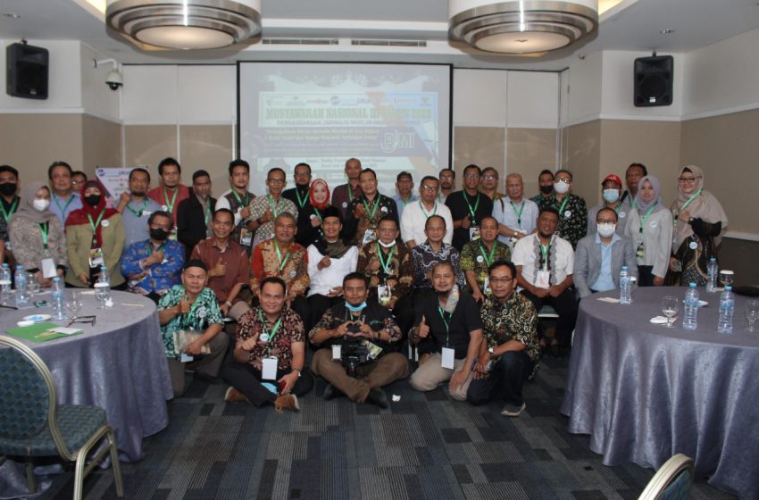 Dihadiri Tiga Wartawan Riau, Munas Tetapkan Ismail Lutan sebagai Ketua Umum PJMI 2022-2027