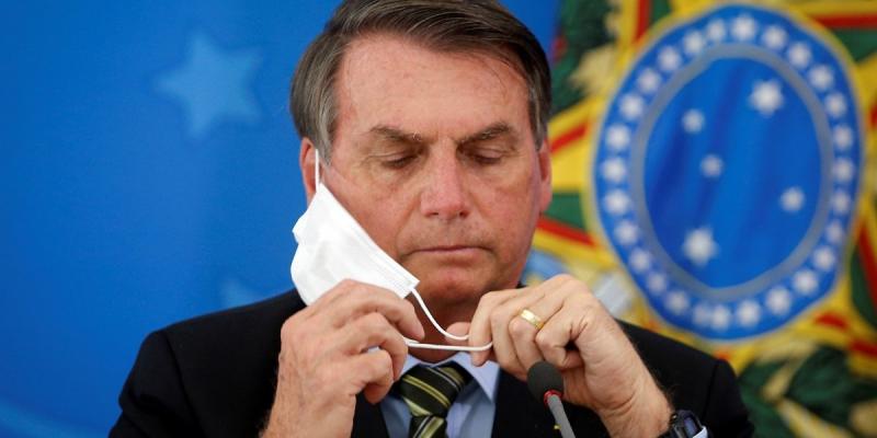 Presiden brasil Dilarang Ke stadion Karena Belum Vaksin