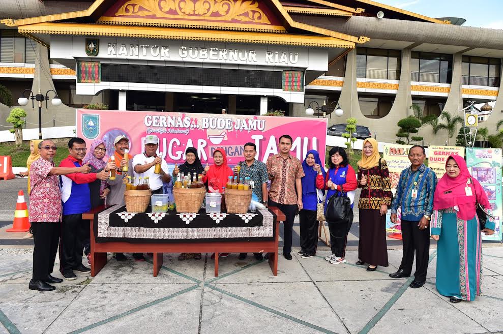 ASS I Setda Prov Riau Sosialisasi Gerakan Nasional (Gernas) Bude Jamu