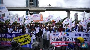 Buruh Akan Demo Istana Hari Ini, Tuntut Jokowi Naikkan UMP