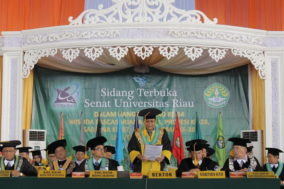 Hari ini, Universitas Riau Kukuhkan 3.949 Orang Wisudawan