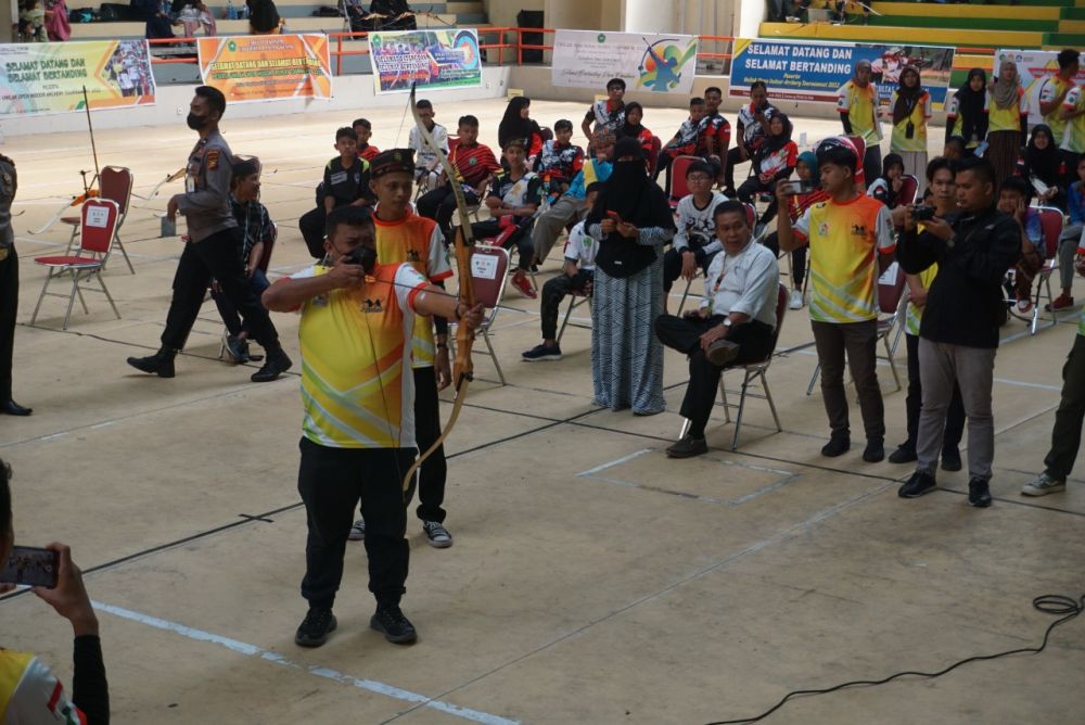 Pertama di Riau, 200 peserta Tampil di Turnamen Panahan Indoor Unilak Archery