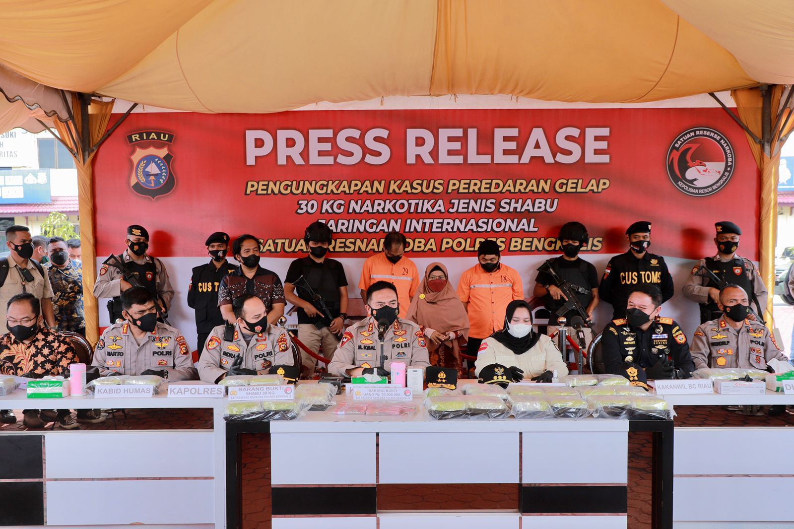 Kapolda Riau: Kejar dan Tindak Tegas Bandar Narkoba
