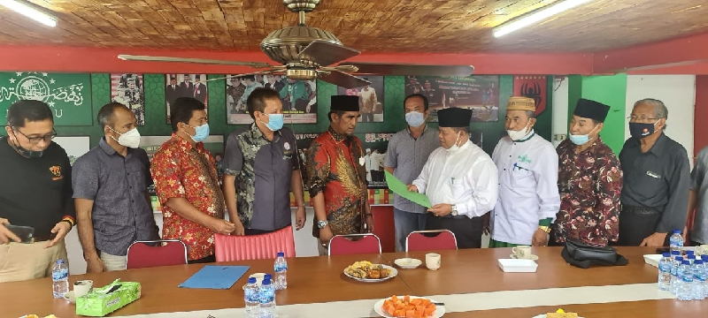 Ketua MUI Riau dan Perwakilan Organisasi Keagamaan Temui T Rusli Ahmad