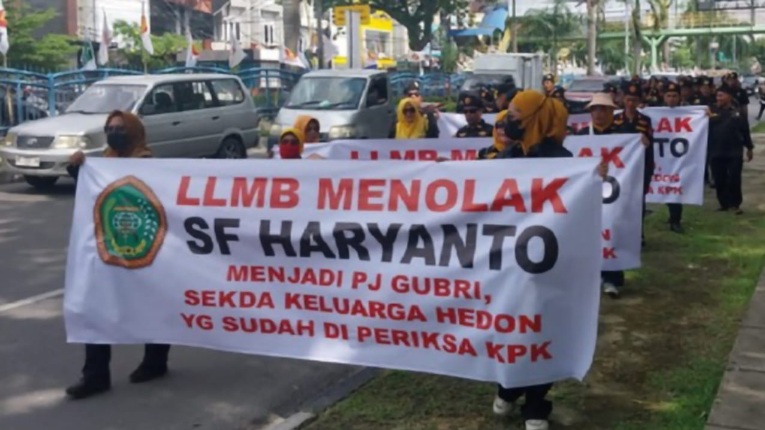 LLMB Tolak SF Hariyanto Jadi Pj Gubernur Riau, Ini Alasannya