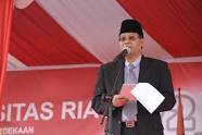 Aras Mulyadi Kembali Terpilih Menjadi Rektor UNRI