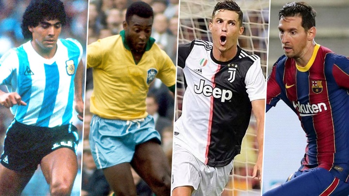 Siapa Pemain Bola Terbesar Sepanjang Sejarah? Pele, Maradona, Ronaldo, Atau Messi