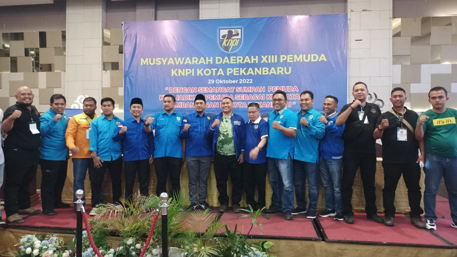 Aklamasi, Ronald Akhyar Resmi Jadi Ketua KNPI Kota Pekanbaru