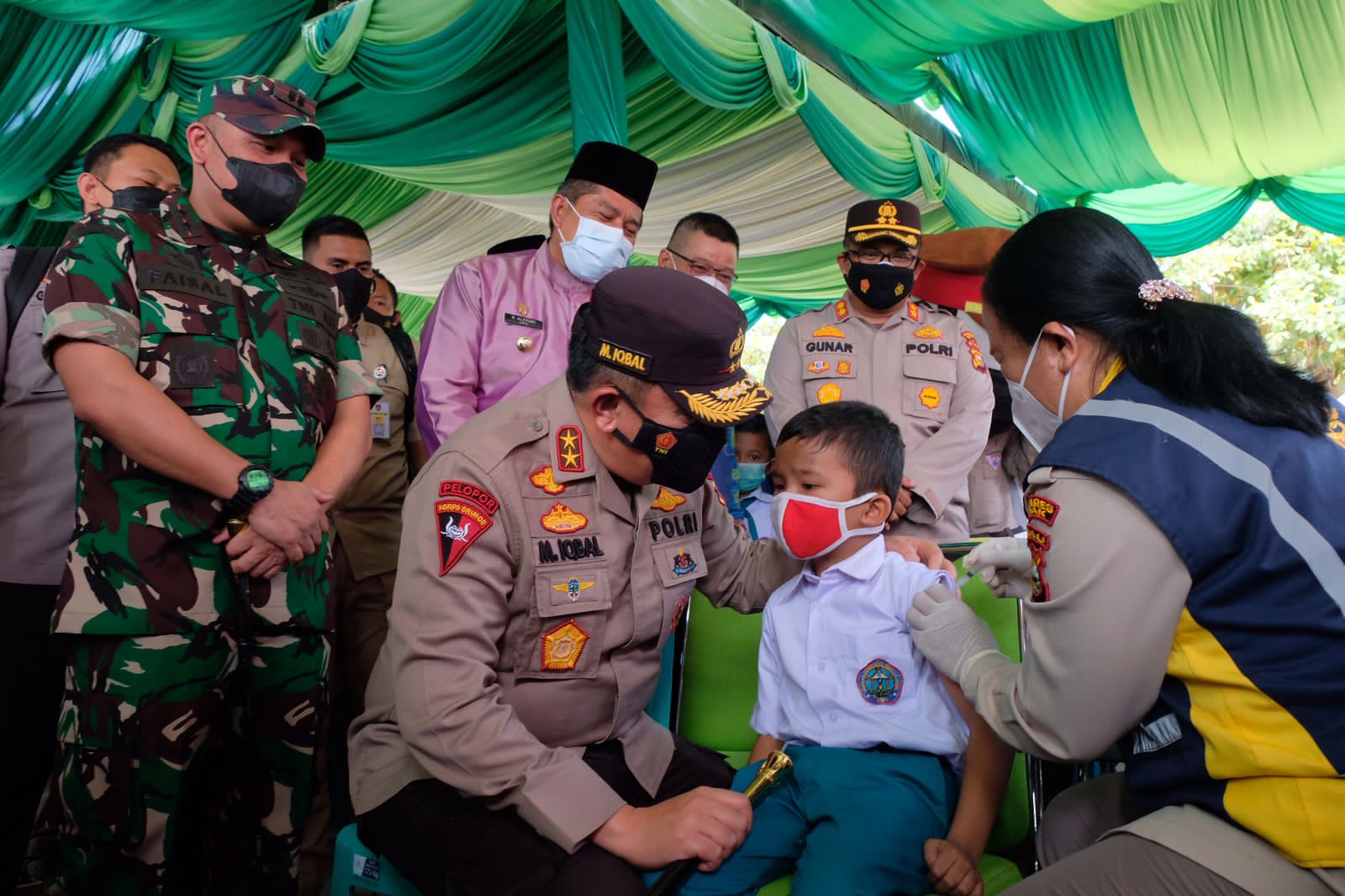 Kapolda Riau Optimis Siak Bisa Jadi Lokomotif Percepatan Vaksin