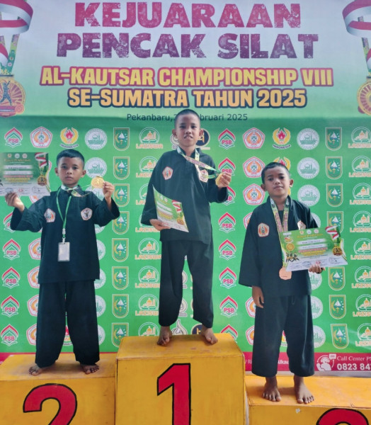 Gagasan Kepsek SDN 23 Bekerjasama Perguruan Silat Elang Ksatria Bengkalis Berbuah Medali Emas