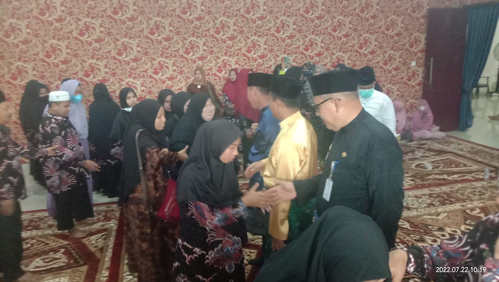 Bupati Dan Wabup Melepas Qori-Qoriah Rohil Peserta MTQ XL Riau 2022