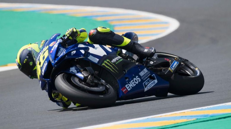 Hasil Dua Latihan Awal MotoGP Prancis Bikin Rossi Senang