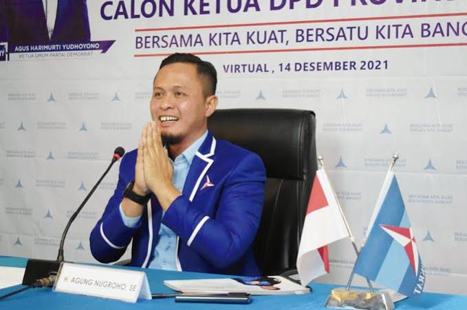 Agung Nugroho Buka Turnamen Volly AHY Cup 2022 Sempena HUT Demokrat ke 21
