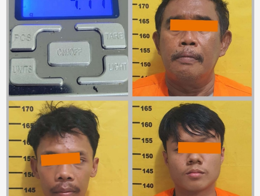 Tiga Pelaku Perdagangan Narkoba Diringkus di Kecamatan Bhatin Solapan