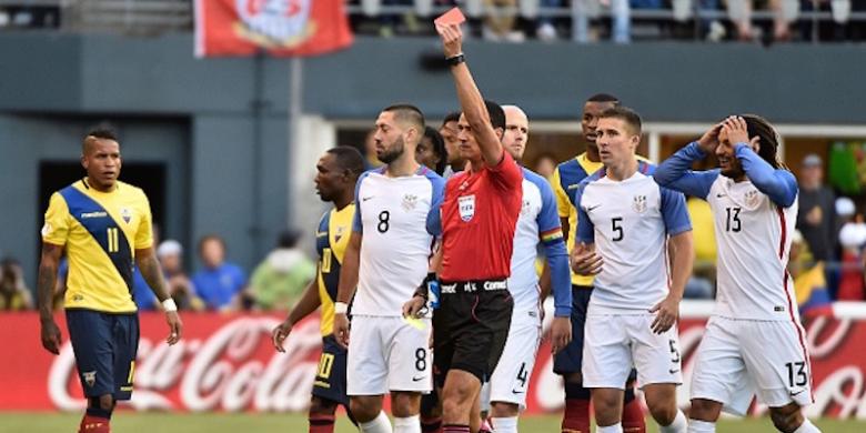 Atasi Ekuador 2-1, Amerika Serikat ke Semifinal