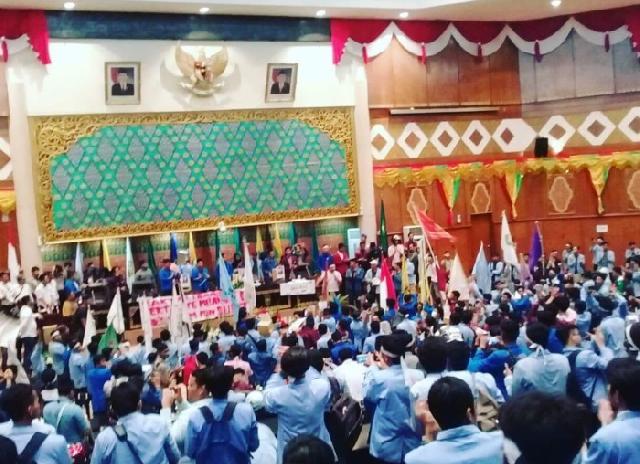 Tokoh Muda Riau Agung Nugroho Apresiasi Unjuk Rasa Mahasiswa Tolak Kenaikan Harga BBM
