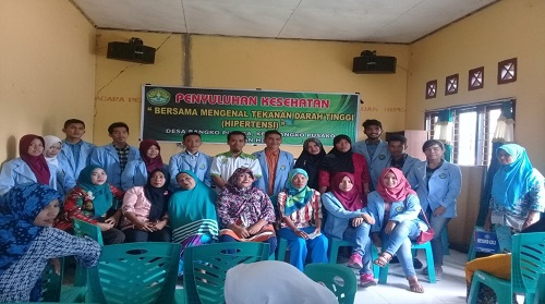 FK Universitas Riau Gelar Penyuluhan Tentang Hipertensi di Rohil