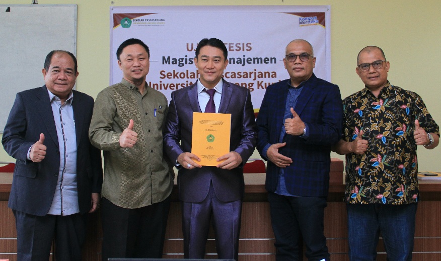 Wakil Ketua DPRD Riau Hardianto Resmi Sandang Gelar Magister Manajemen Sekolah Pascasarjana Unilak