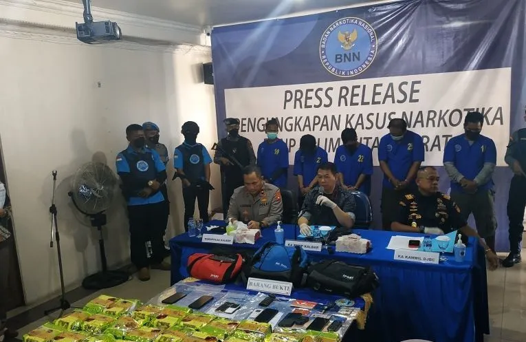 Tim Gabungan dari BNN Berhasil Gagalkan Penyelundupan 31 Kilogram Sabu Asal Malaysia