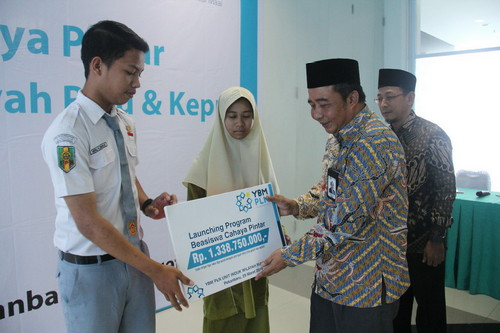 YBM PLN UIW Riau dan Kepri Launching Program Beasiswa Cahaya Pintar