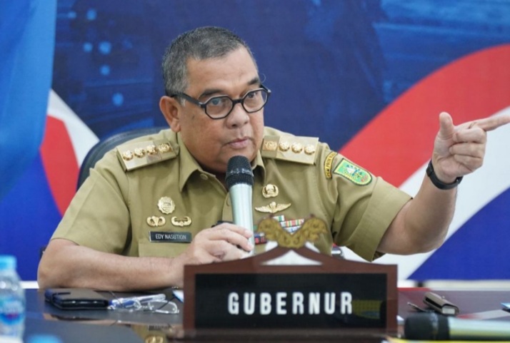 Gubernur Edy Natar Nasution Dijadwalkan Coblos di TPS 04 Tenayan Raya Saat Pemilu