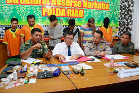 Polda Riau Sukses Ungkap 38 Kasus Narkoba di Tahun 2018