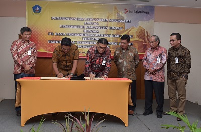 Pelayanan Kasda Pemkab Bintan Beralih Ke Jaringan Kantor Bank Riau Kepri Kijang
