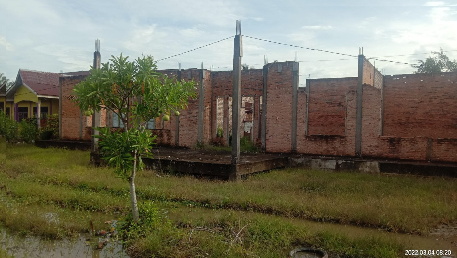 Mulai Keropos, Pembangunan Kantor SMP Negeri 3 Bangko Tak Selesai