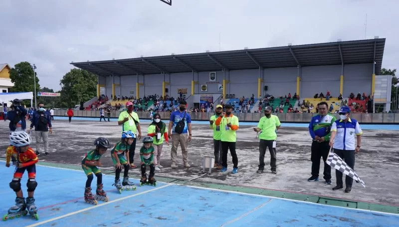 175 Atlet Ikuti Kejuaraan Sepatu Roda se-Sumatera di Siak