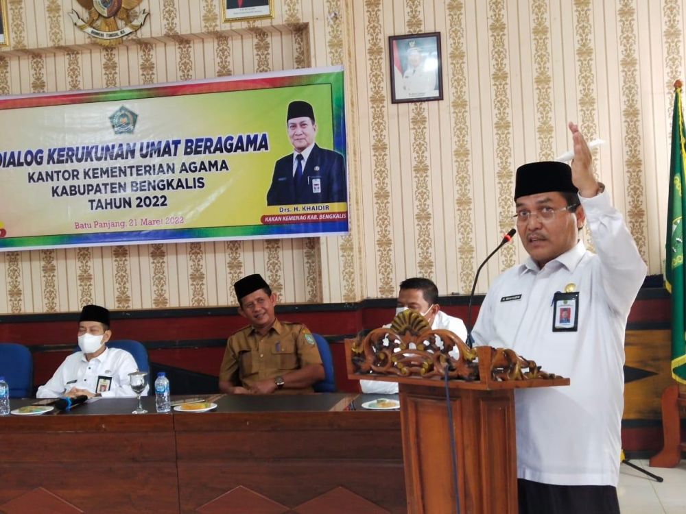 Kakanwil Kemenag Riau : Pentingnya Dialog Kerukunan Beragama Untuk Menghindari Konflik