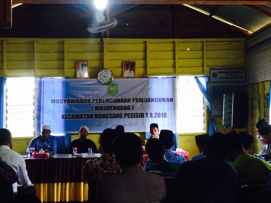 Musrenbang Kecamatan Rangsang Pesisir diBuka Wabup Said Hasyim