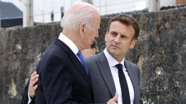 Prancis Murka Soal Kapal Nuklir Australia, Biden Telepon Macron