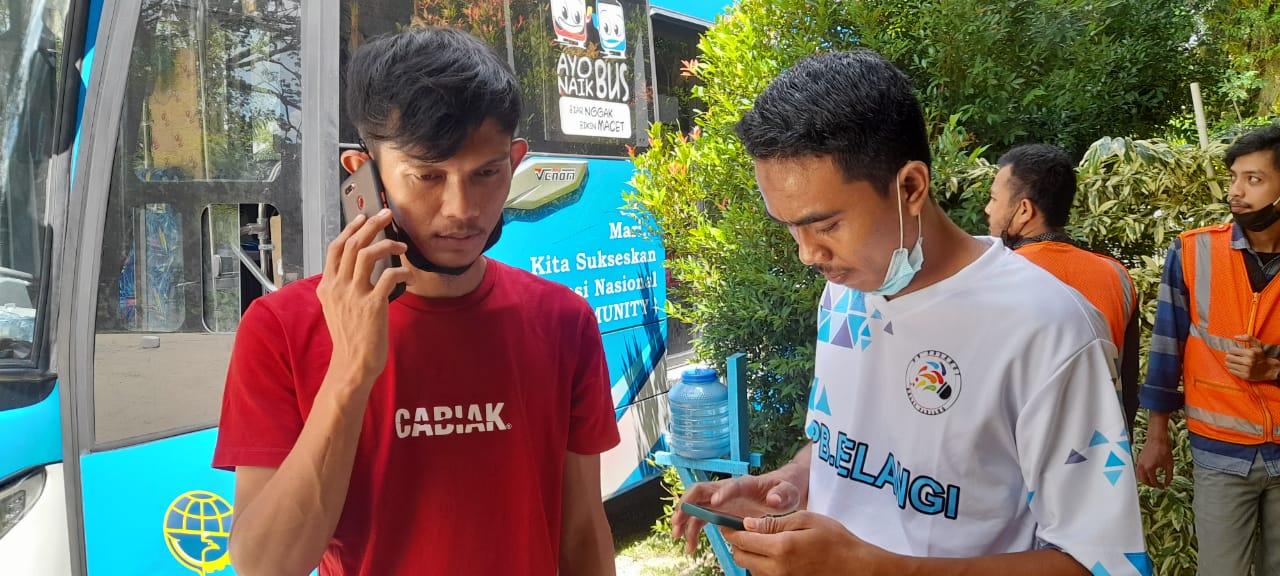 Dua Pengurus Satu Atlet NPC Riau, ikuti Vaksin Kedua di Alam Mayang