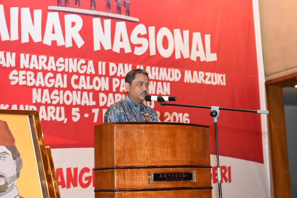 Seminar Pahlawan Nasional Narasinga II & Mahmud Marzuki Tahun 2016