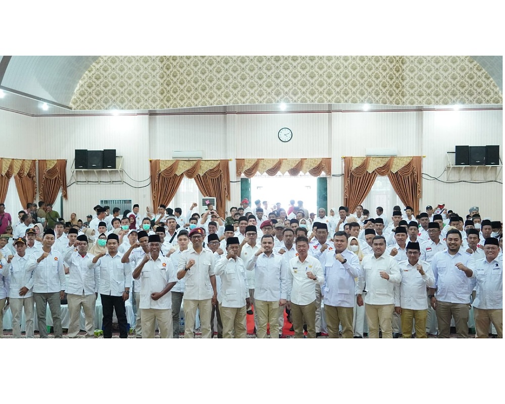 Usai Lantik Ketua PAC, Iput Optimis Gerindra Menang dan Prabowo Jadi Presiden